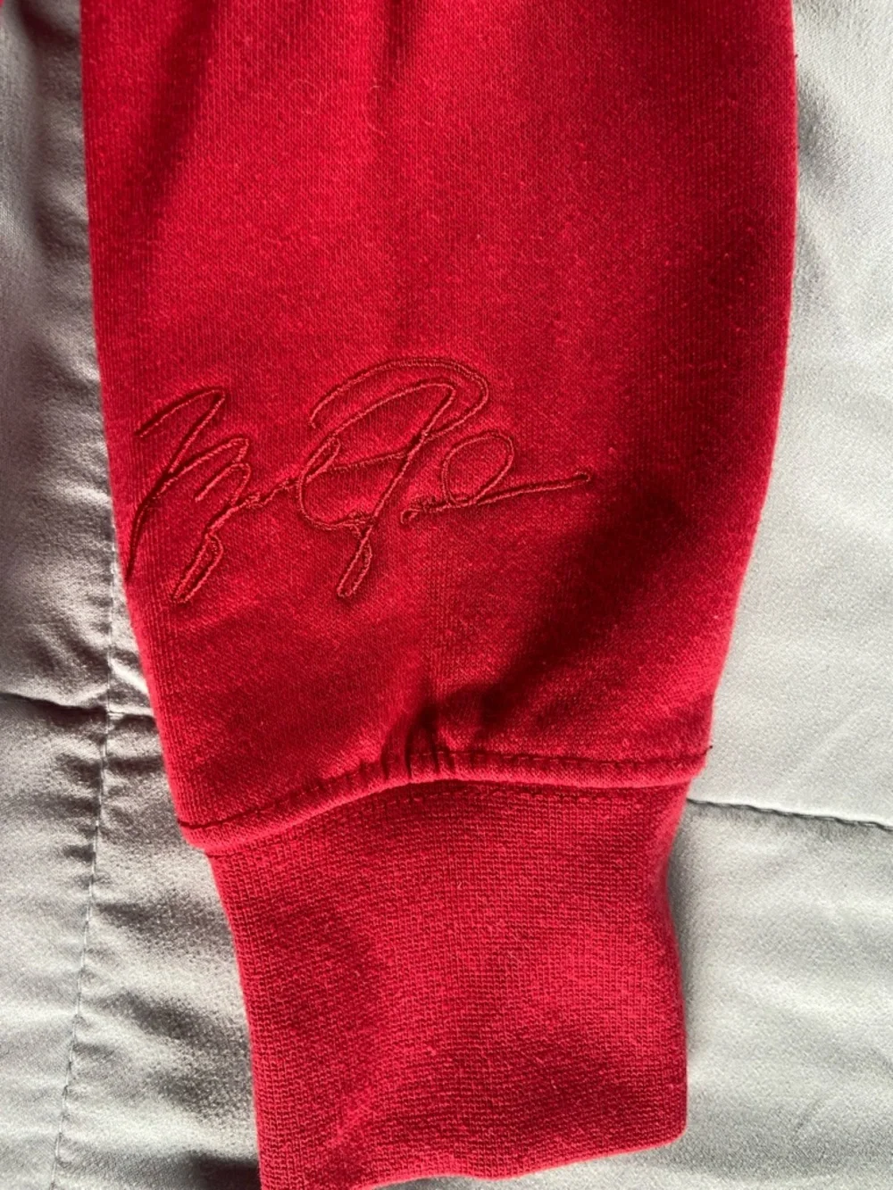 Jordan Red Hoodie and Sweatpants Matching Set with Jumpman Logos